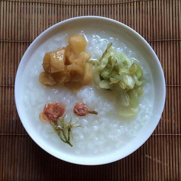 开胃的喝粥小菜