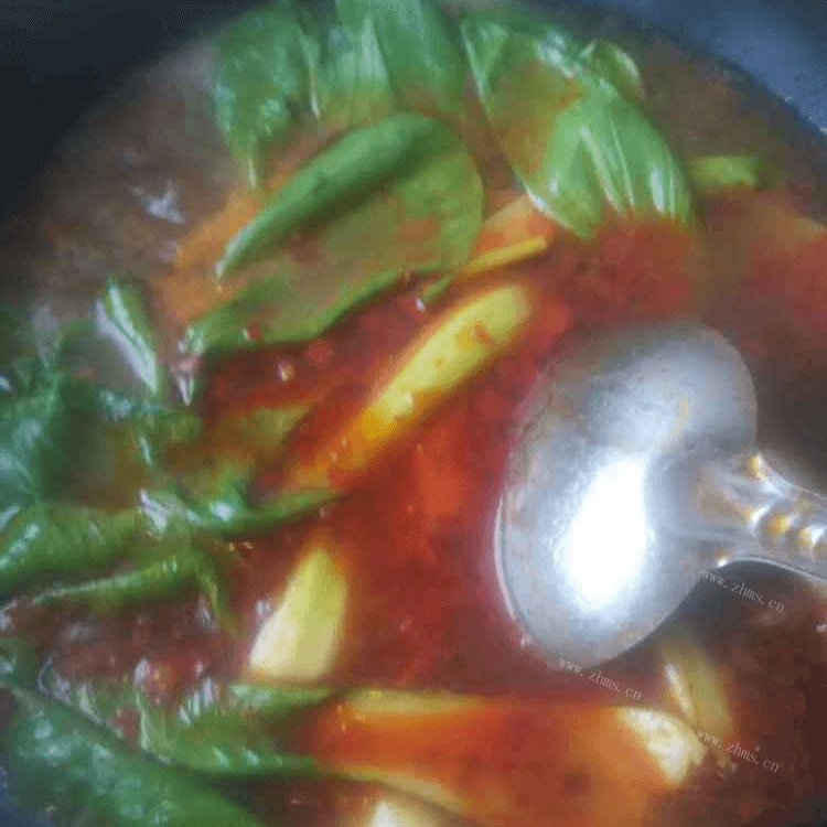 家常菜水煮肉片做法图解4)