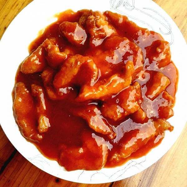 香甜的糖醋瘦肉