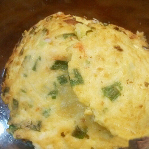 美味的土豆丝米饭饼