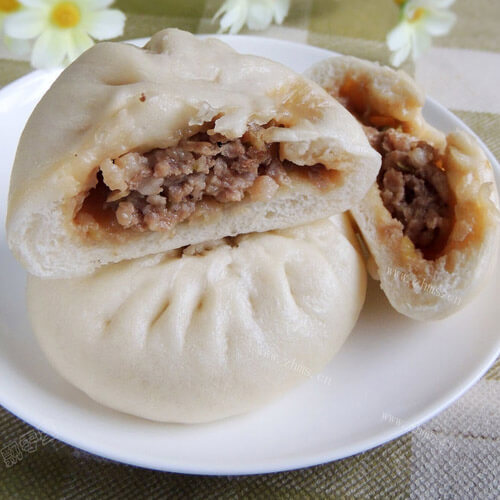 自制春笋虾肉包