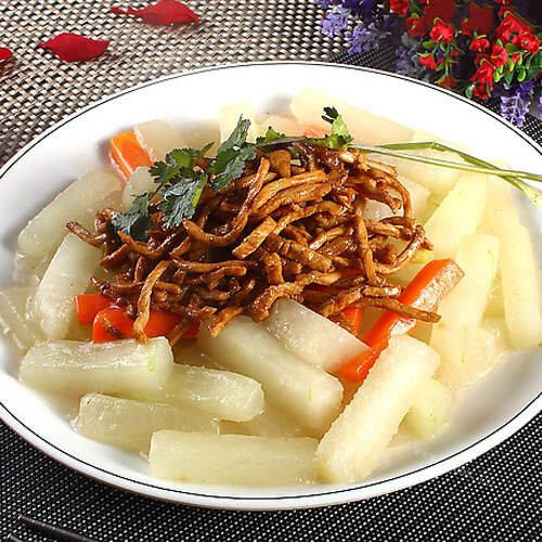家常冬瓜肉丝