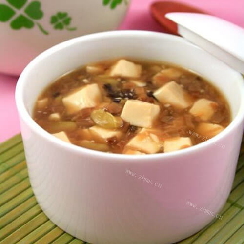 美味的什锦豆腐涝