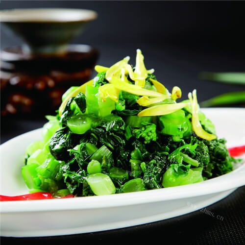 家常菊花菜炒豆制品