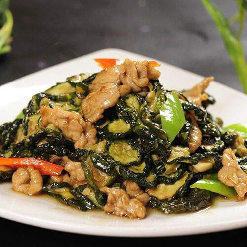 好吃的黄瓜干炒肉末