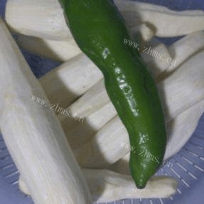 家常菜红烧茭白做法图解1)