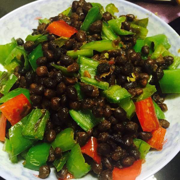 好吃的黑豆豉炒尖椒