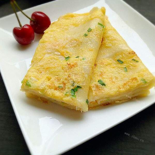 香甜的苦菊煎蛋饼