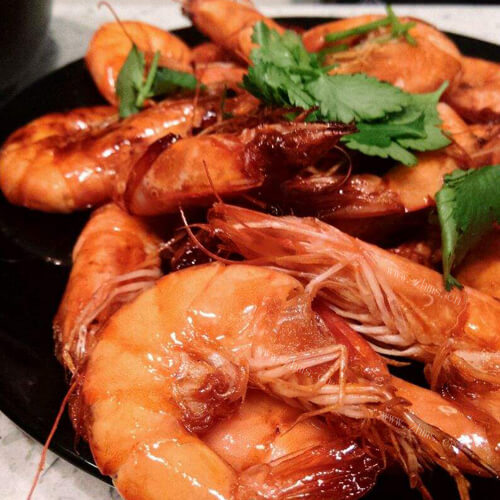 美味油炒大虾