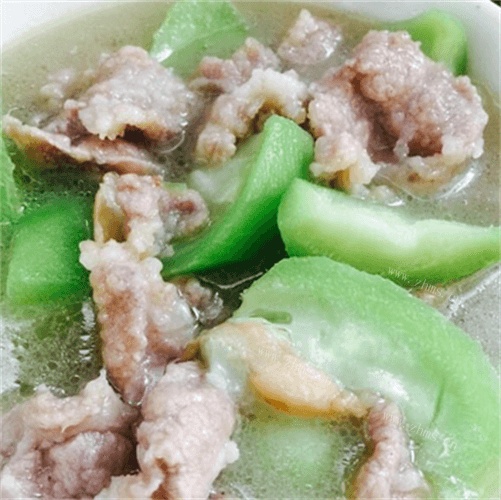 有营养的牛肉丝瓜汤