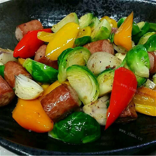 好吃的什锦蔬菜炒肉