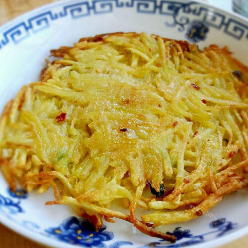 美味的豆渣土豆丝饼