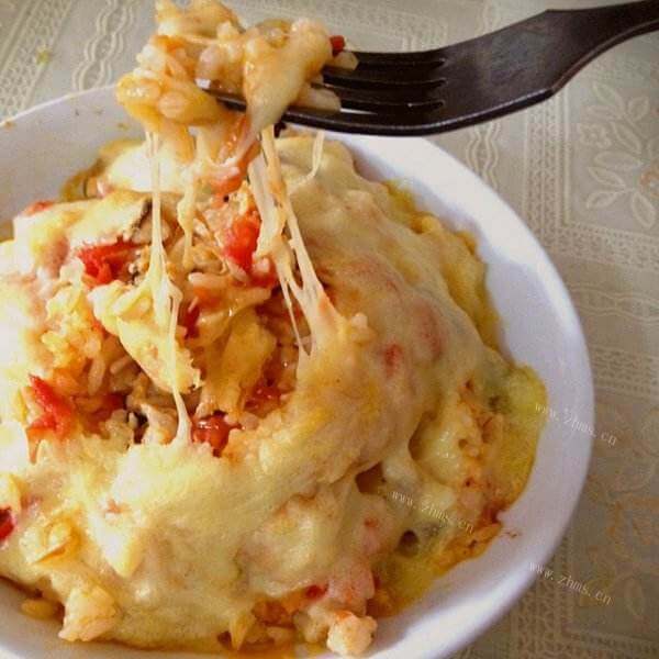 香喷喷的微波焗饭