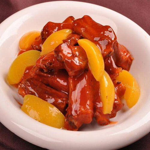 美味的瓜圃豆豉焖肉