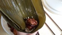 又香又好吃的酱香肉粽做法图解10)