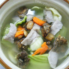 芥菜肉丸豆腐煲~美味佳肴