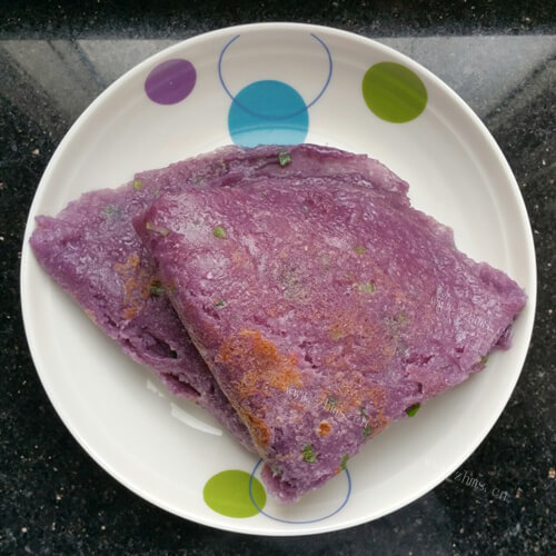 好吃的紫甘蓝营养蔬菜饼