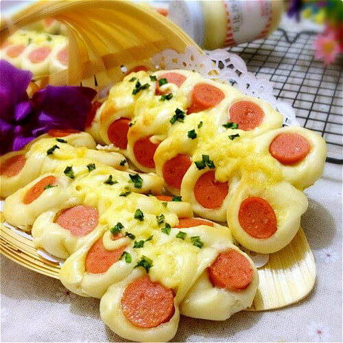 香葱火腿酸奶面包
