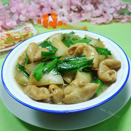 美味的猪大肠煮萝卜