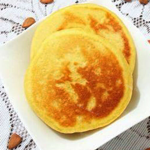 美味的红薯发面饼