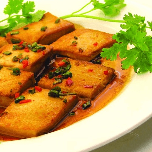 好吃的香煎豆腐