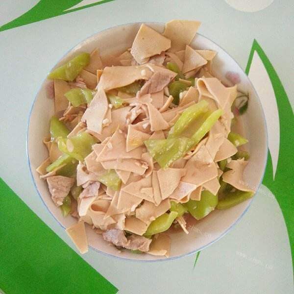 家常干煸豆腐皮