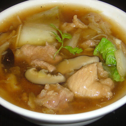 美味菜肉羹
