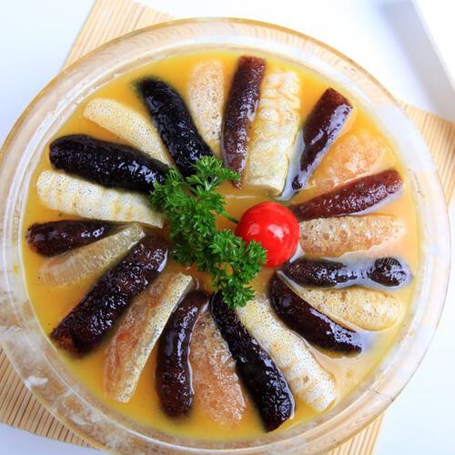 美味茄子青菜浓汤 