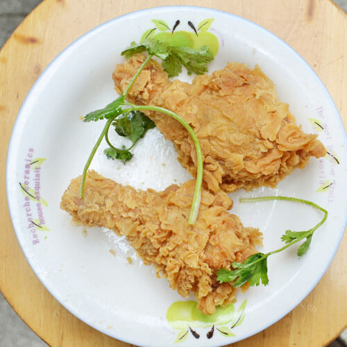 特色美食港式生炸鸡腿