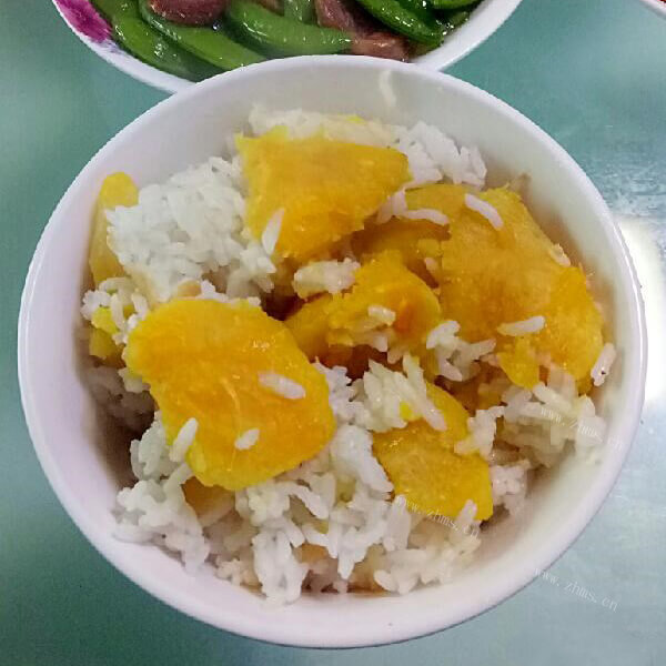 美味的蕃薯饭