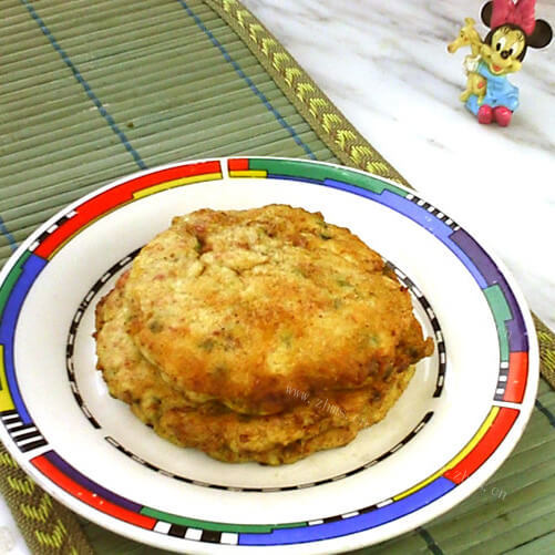 美味的鸡肉豆腐饼