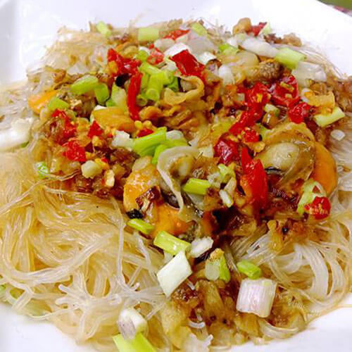 黄金蒜海鲜蒸粉丝做法