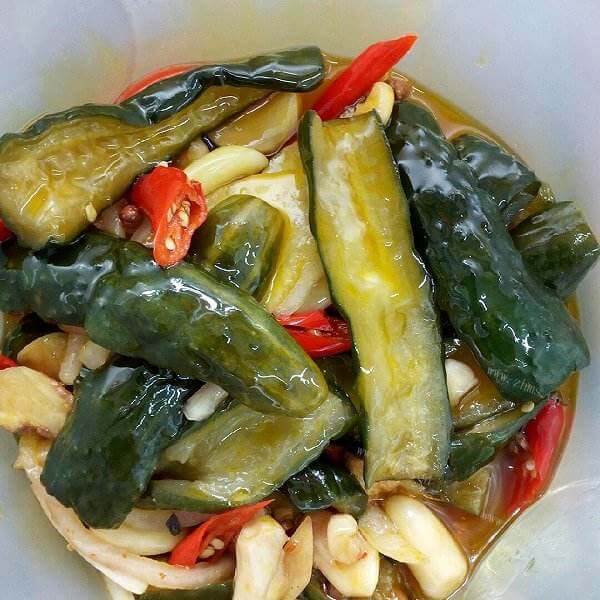素食腌酱黄瓜条