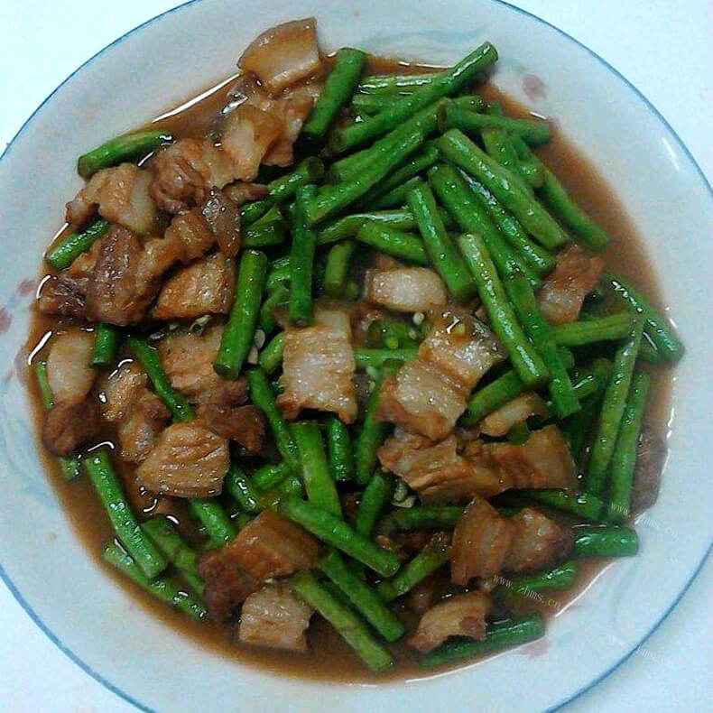 好吃的豆角炒肉片