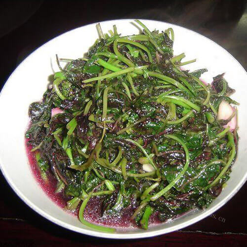 美味的爆炒蔊菜