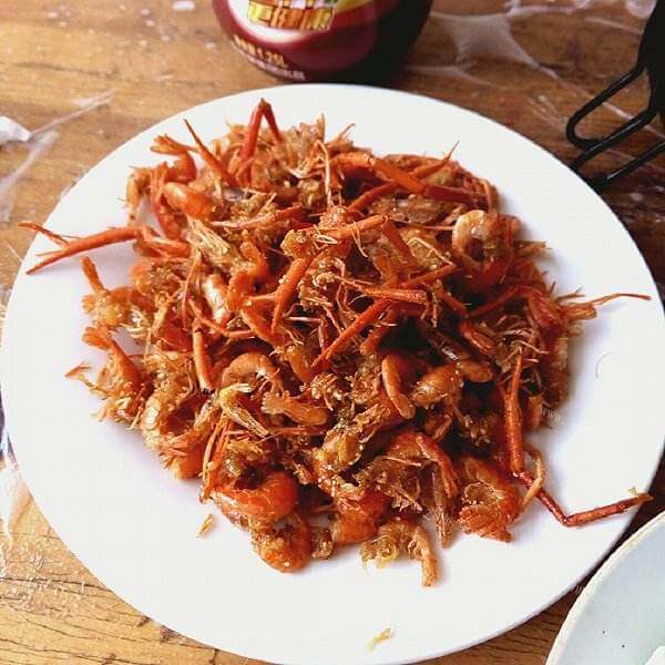 香辣的炸小龙虾