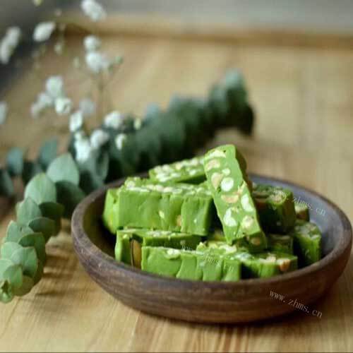 糖果棉花糖版抹茶花生牛轧