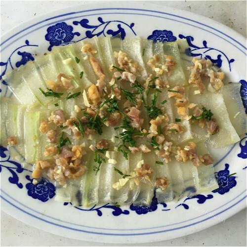 好吃的冬瓜蒸肉糜