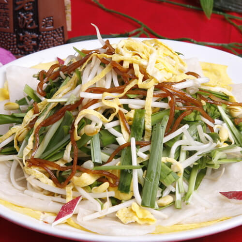 可口的素炒合菜