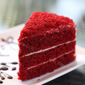 松松的红丝绒千层蛋糕