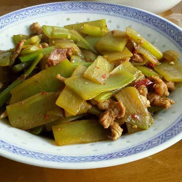 莴笋干炒肉