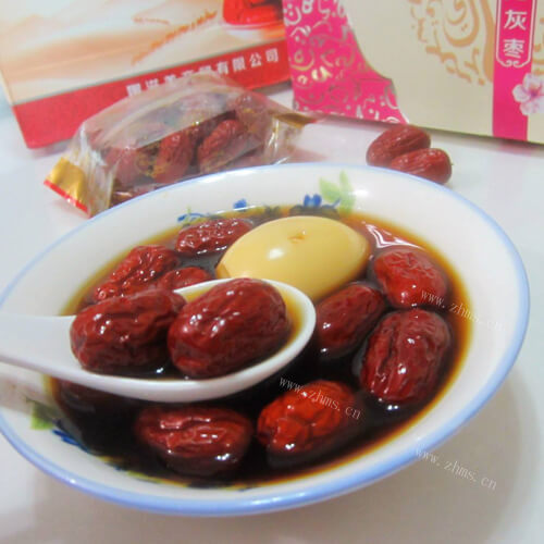 有营养的红枣桂圆煮鸡蛋