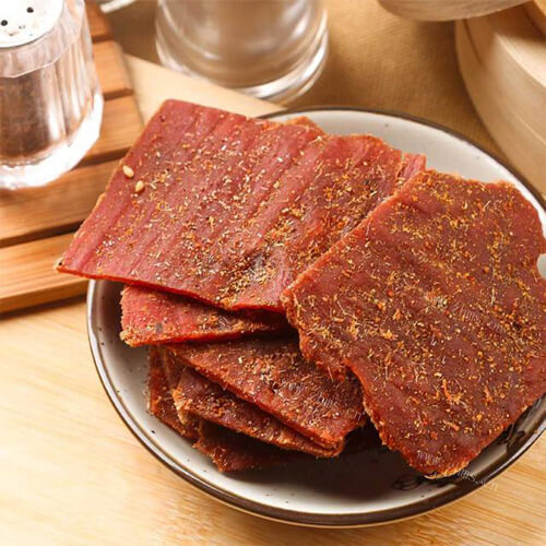 美味的孜然肉脯