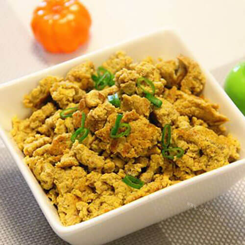 美味的豆渣蒸鸡蛋