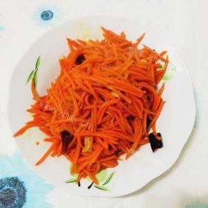 美味的炒胡萝卜