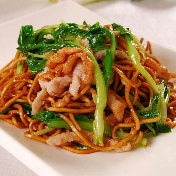 美味的合菜炒面