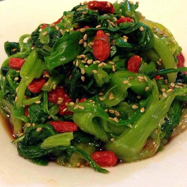 好吃的剁椒拌菠菜