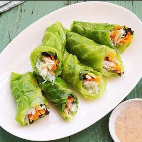 营养的蒸如意菜卷