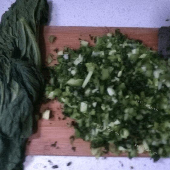 美味的冲菜做法图解2)