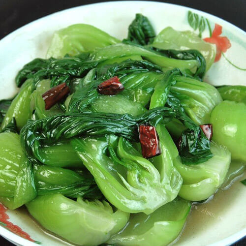 美味猪肉炒油菜